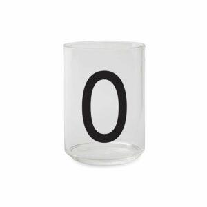 O Trinkglas - Buchstaben - Design Letters