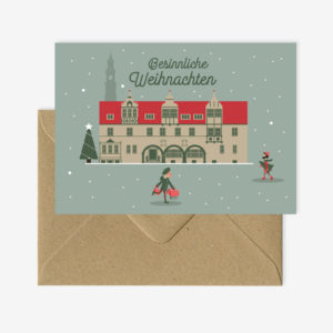 Celle Weihnachtskarte - Besinnliche Weihnachten - Allernixe