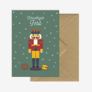 Celle Weihnachtskarte - Knackiges Fest - Allernixe