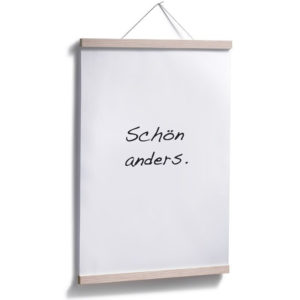 50cm Posterleiste Eichenholz - Side by Side