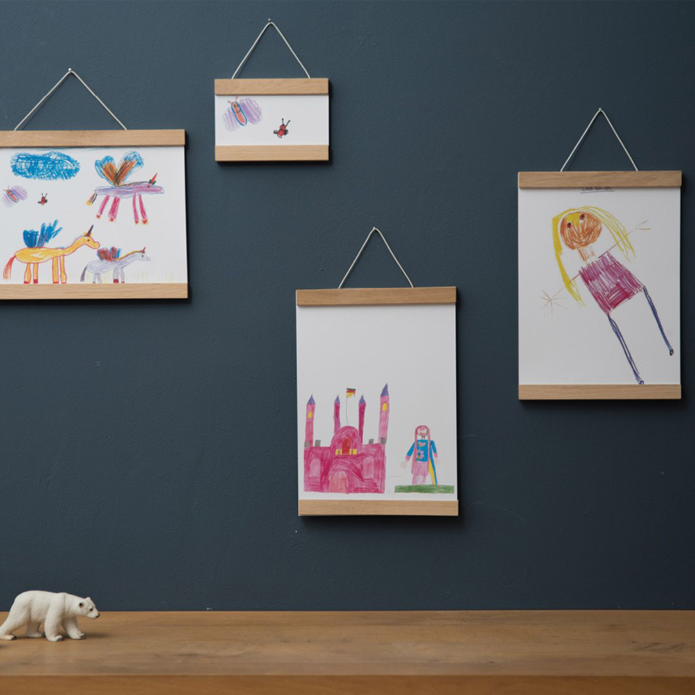 A5 Bilderleiste ca. 15 cm Eichenholz - Side by Side – Bild 5