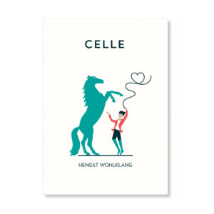 Celle Postkarte - Hengst Wohlklang - Allernixe