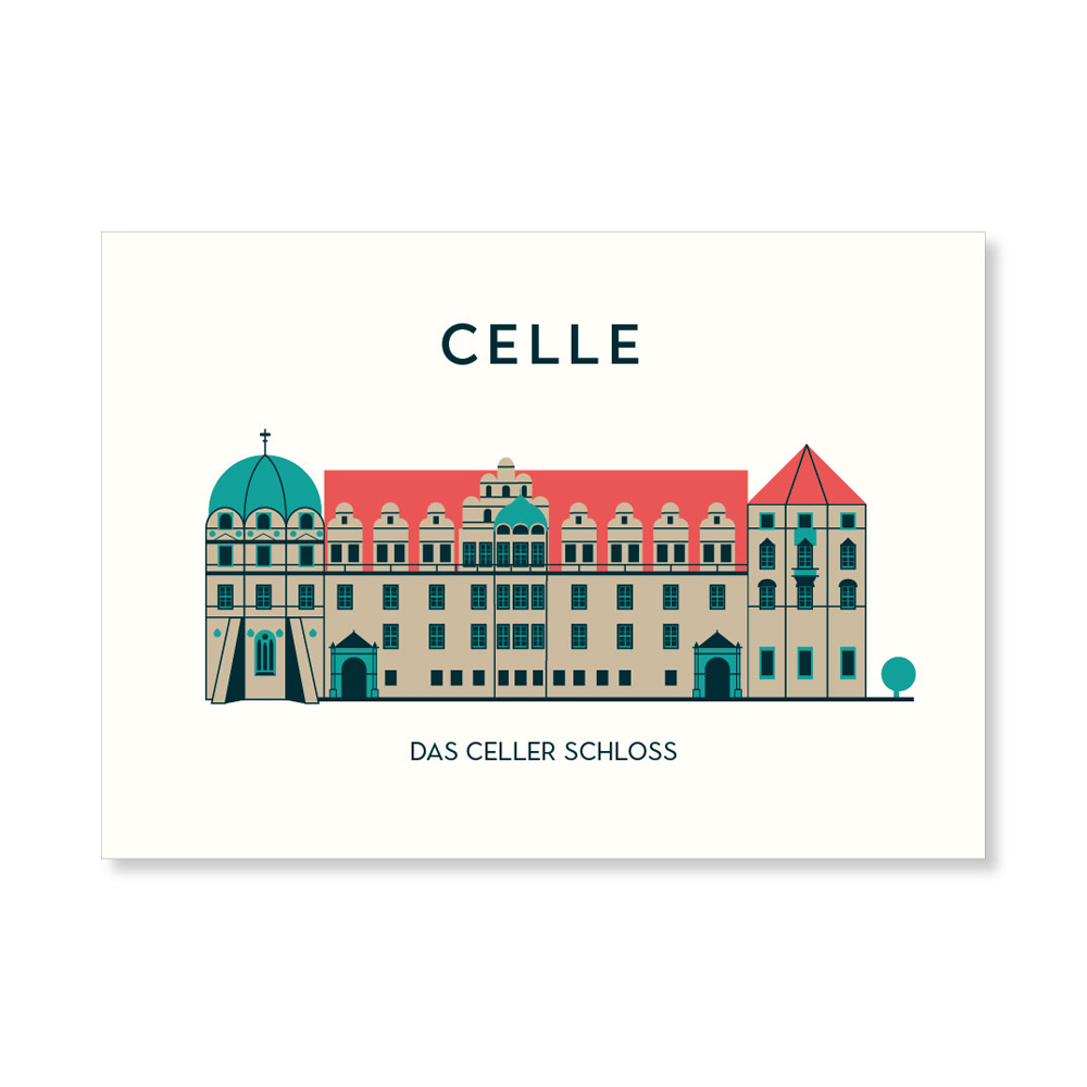 Celle Postkarte - Schloss - Allernixe