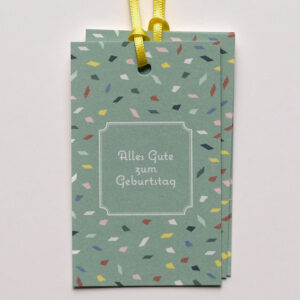 Geschenkanhänger Set Confetti - Haferkorn & Sauerbrey