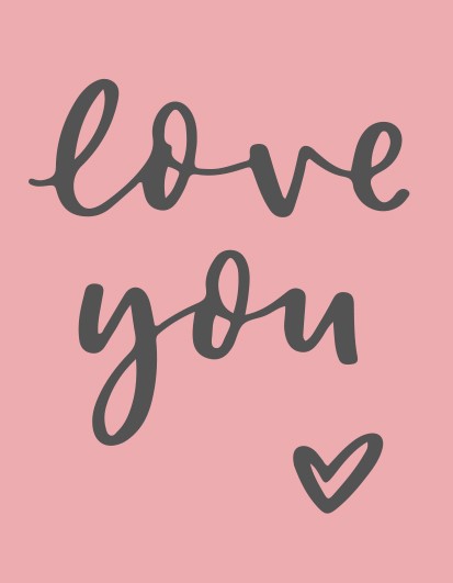 Stempel May & Berry - love you - Rössler – Bild 1