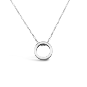 Round Circle - Halskette Silber - simple pledge