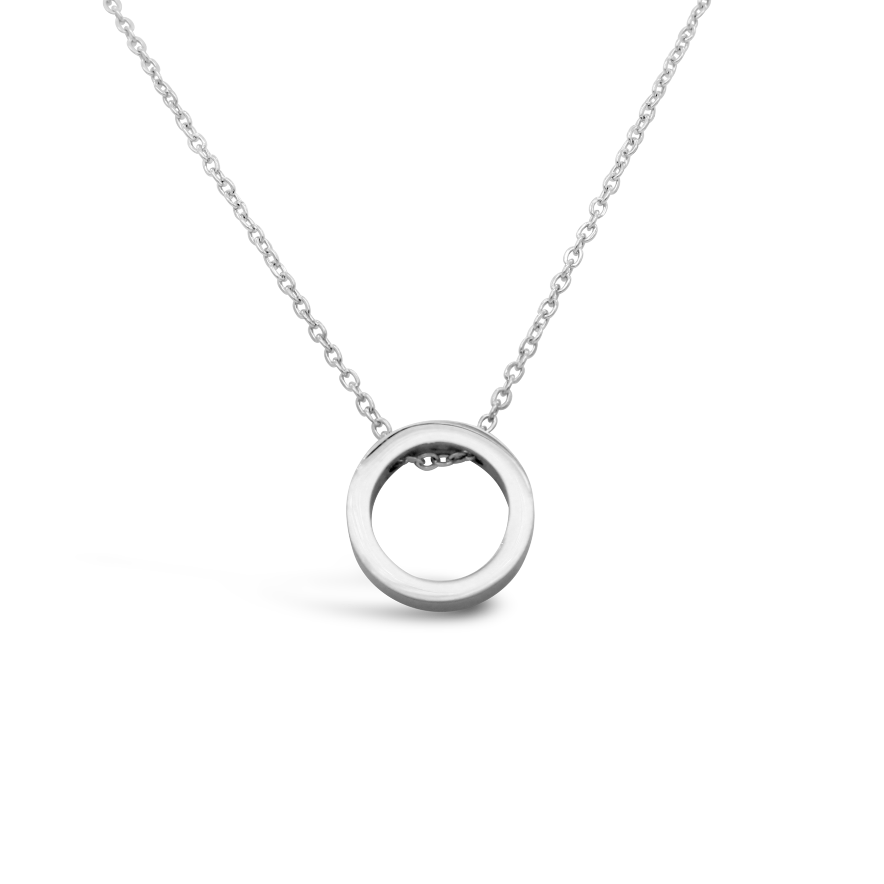 Round Circle - Halskette Silber - simple pledge