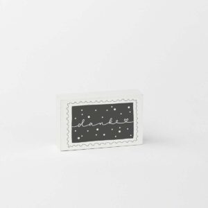 Stempel May & Berry - Briefmarke Danke - Rössler