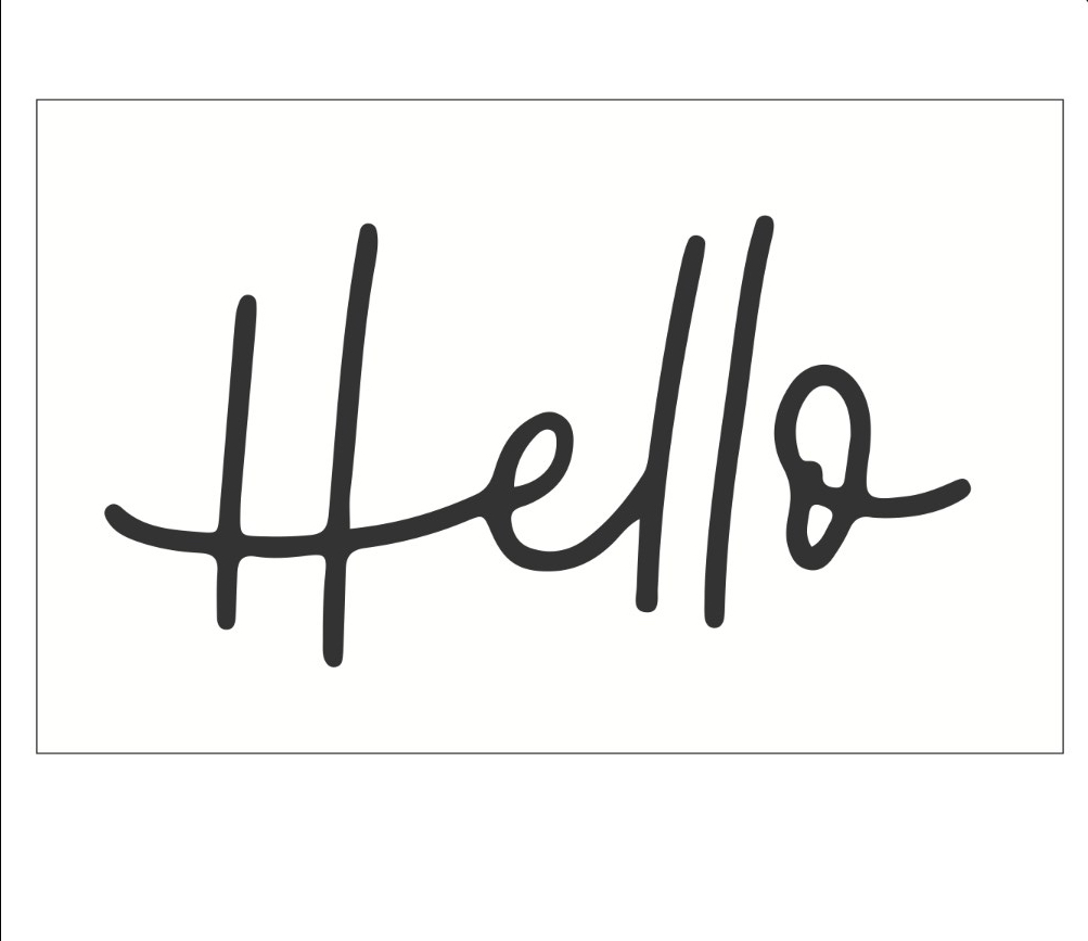 Stempel May & Berry - Hello - Rössler – Bild 1