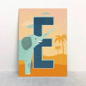 E - Buchstaben Postkarte - MONIMARI