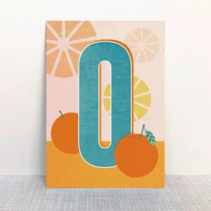 O - Buchstaben Postkarte - MONIMARI