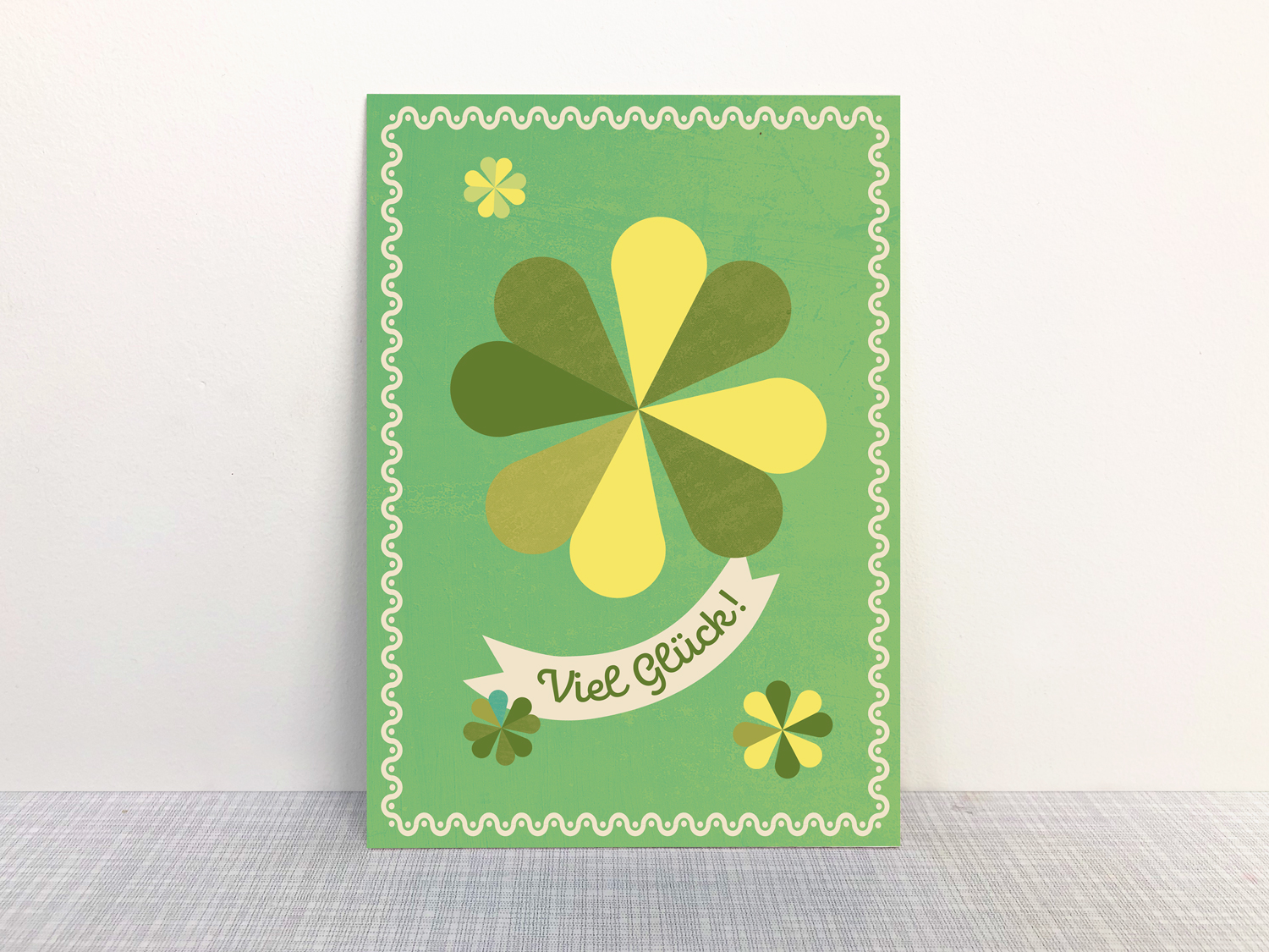 Viel Glück - Postkarte - MONIMARI