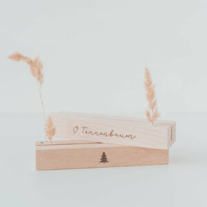 Karten- und Trockenblumenständer - Oh Tannenbaum - Eulenschnitt
