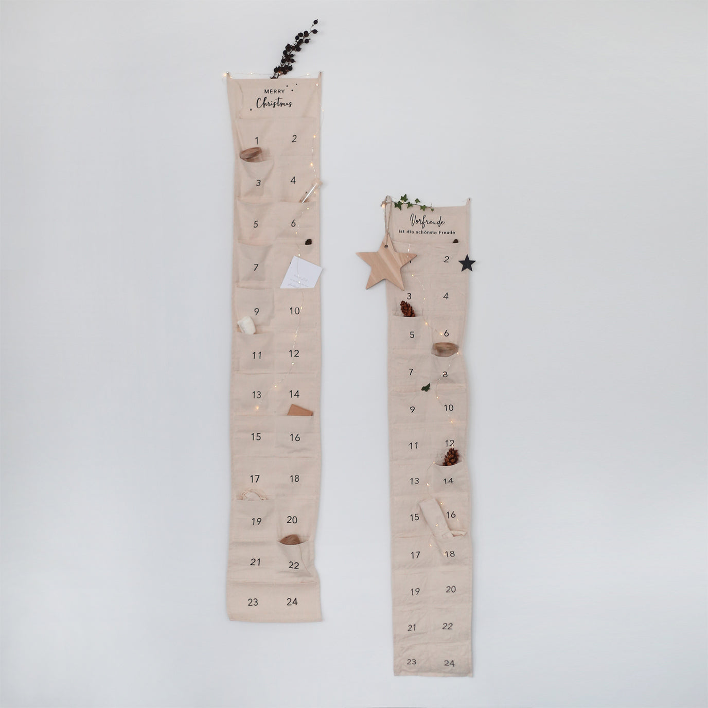 Merry Christmas Adventskalender 30cm - Eulenschnitt – Bild 2