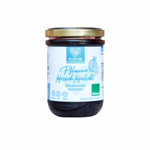 Pflaumen-Fruchtaufstrich - Pflaume pfrisch pferliebt - AllerLiebe
