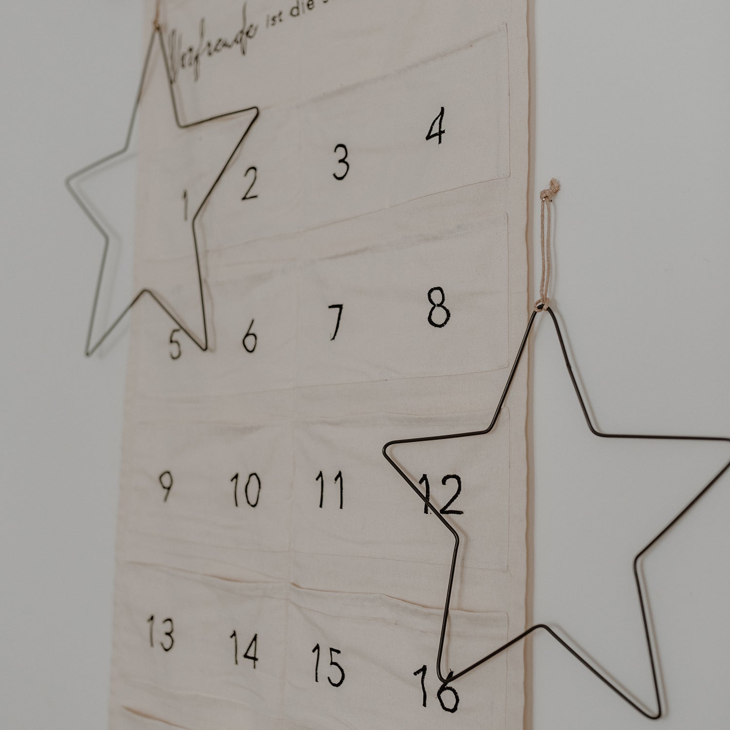 Stern - Metallkranz 2er Set - Eulenschnitt – Bild 3