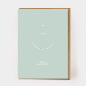 ZUR KOMMUNION - Grußkarte - Kartenmarie