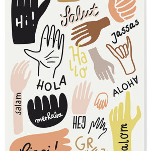 Hallo allerseits - Postkarte - nobis design