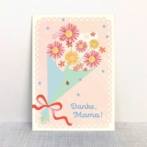 Danke Mama - Postkarte - MONIMARI