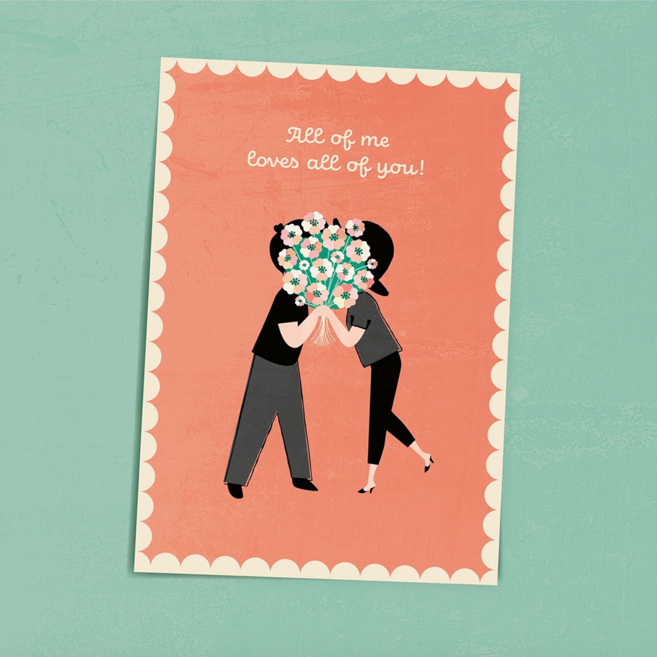 Love - Postkarte - MONIMARI