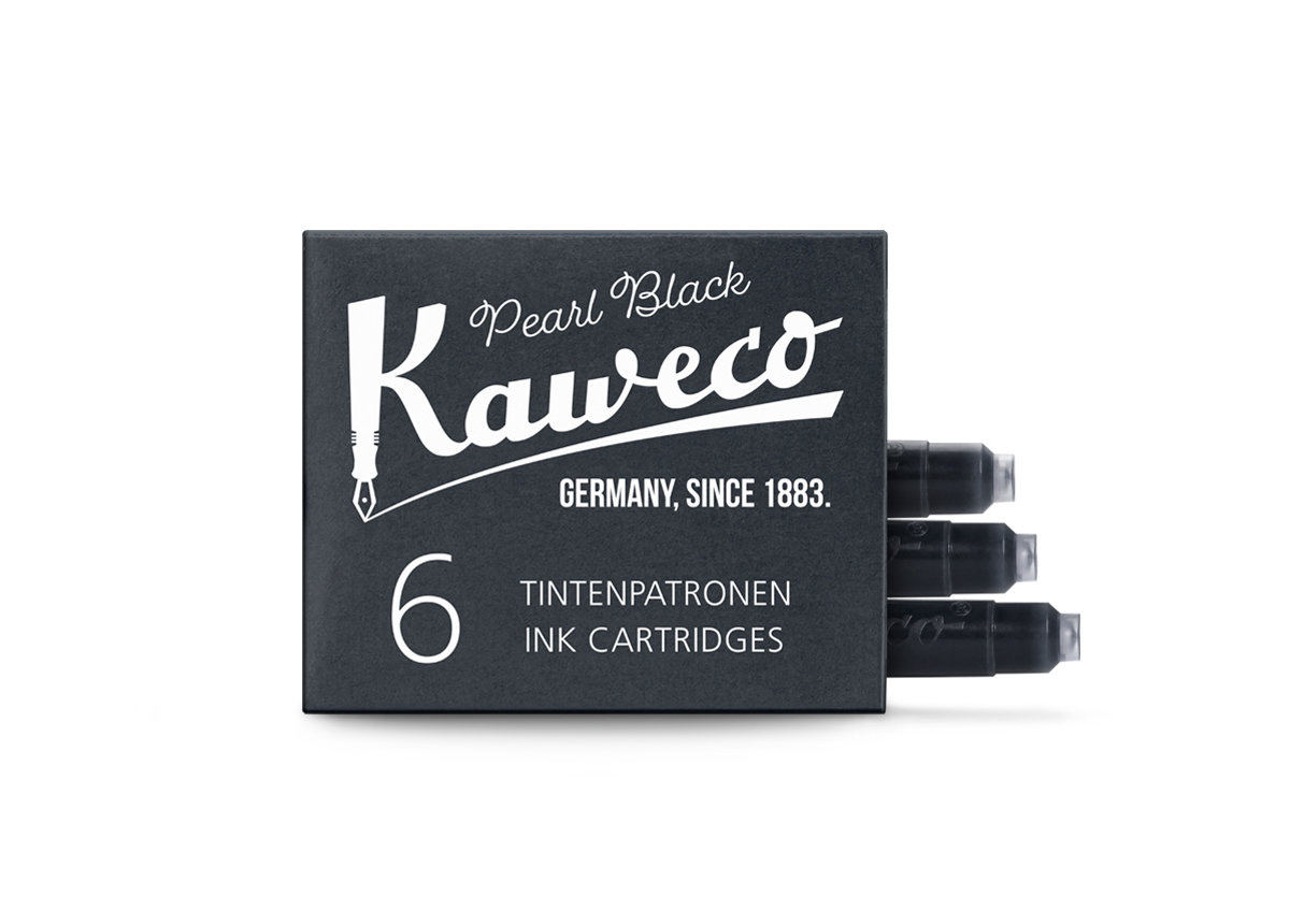Tintenpatronen - Perlenschwarz 6-Pack - Kaweco