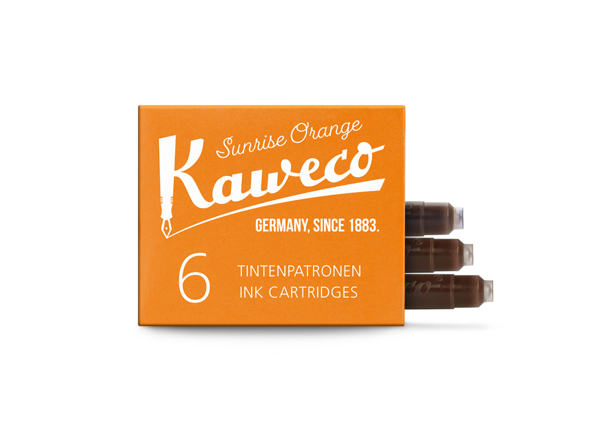 Tintenpatronen - Sonnenorange 6-Pack - Kaweco