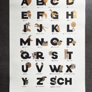 Poster  A2 - The new ABC - Risodruck - The Collectors