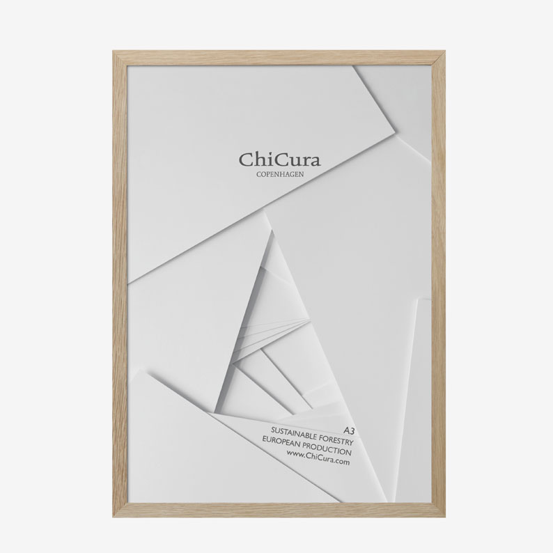 Bilderrahmen A3 29.7x42cm - Eiche - ChiCura Copenhagen – Bild 1