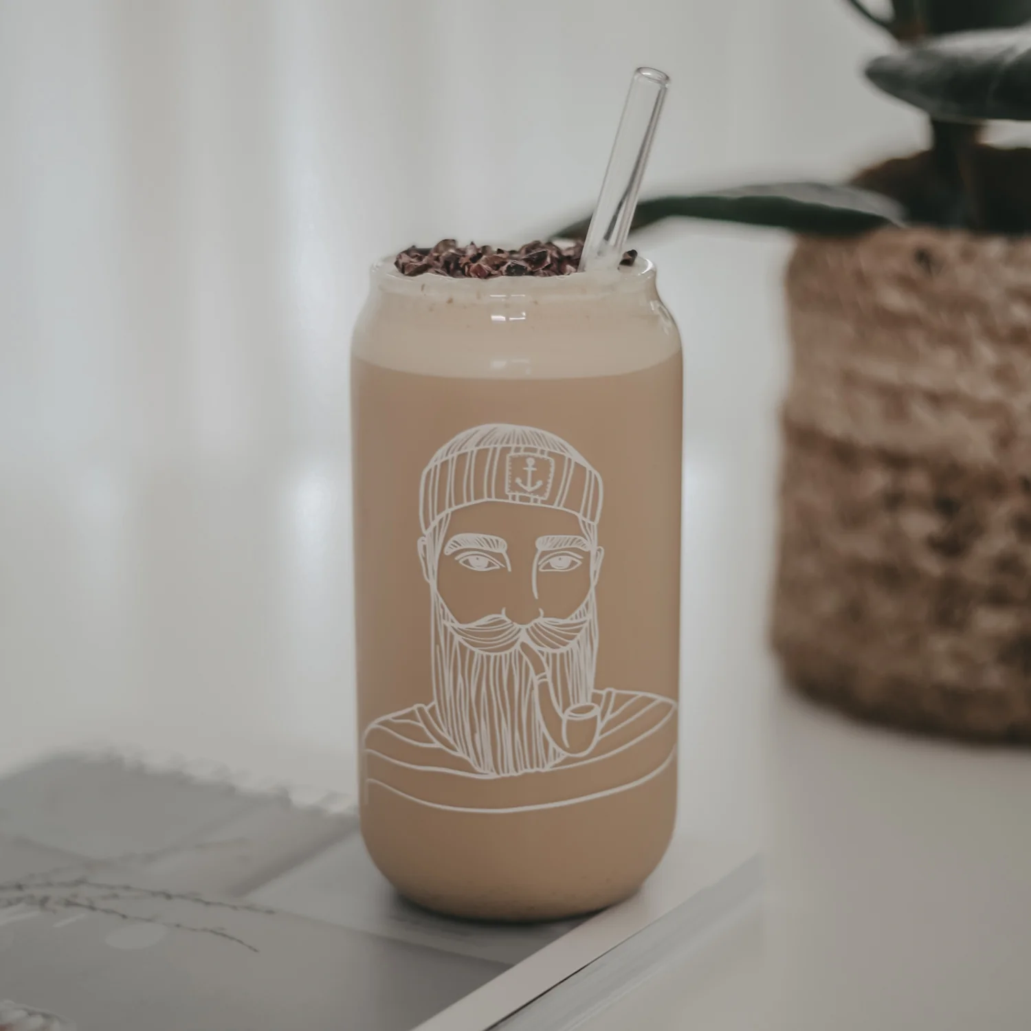 Hohes Trinkglas - Seemann - Eulenschnitt