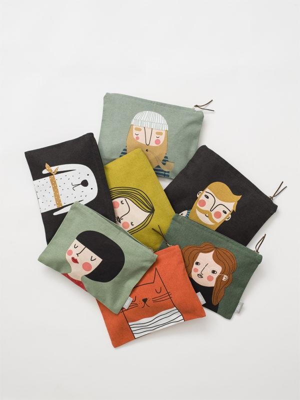 Katze Nisse - Kulturbeutel 25×19cm - Spira of Sweden – Bild 2