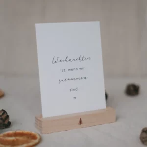 Karten- und Trockenblumenständer - Tanne - Eulenschnitt