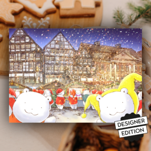 Celle Weihnachtskarte - Midori Harada - Allernixe