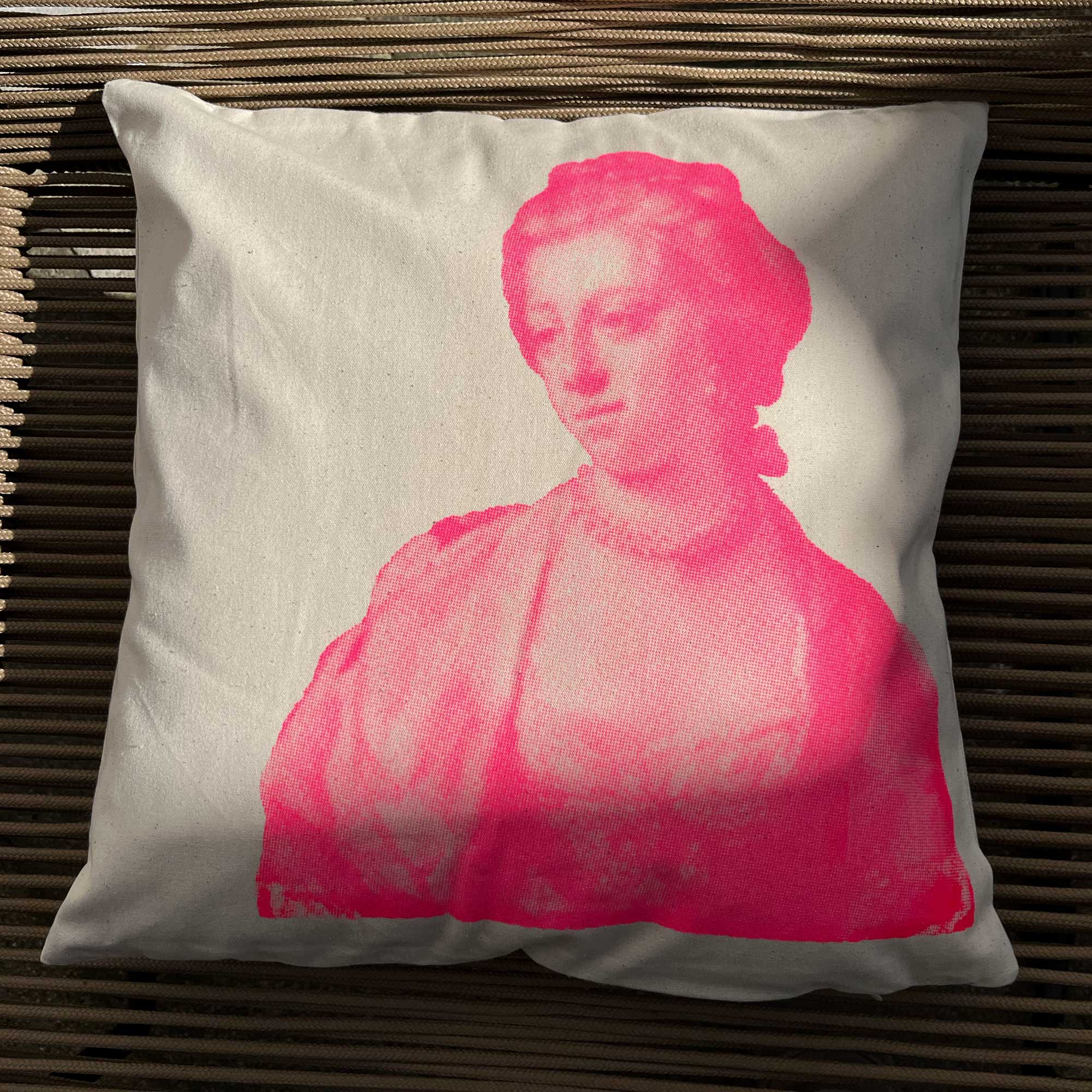 Caroline Mathilde - Kissen - Neonpink - Allernixe – Bild 2