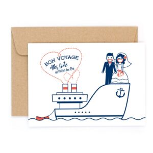 Hochzeitskarte - Hafen der Ehe - Letterpress - Von Muttern