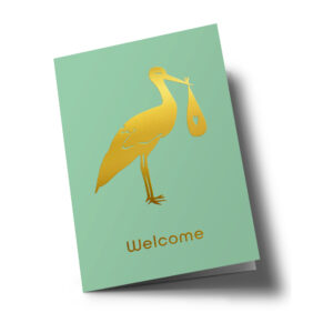 Welcome Storch - Grußkarte - nobis design