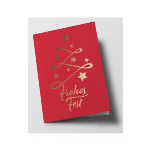 Weihnachtsbaum abstrakt - Grußkarte - nobis design