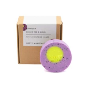 Pflege-Seife Mathilda - weisser Tee und Mohn - Grete Manufaktur