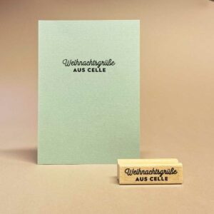 Weihnachtsgrüsse aus Celle  - Stempel - Allernixe