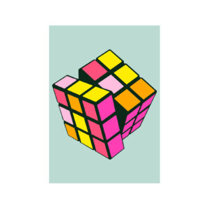 Zauberwürfel - Postkarte - nobis design