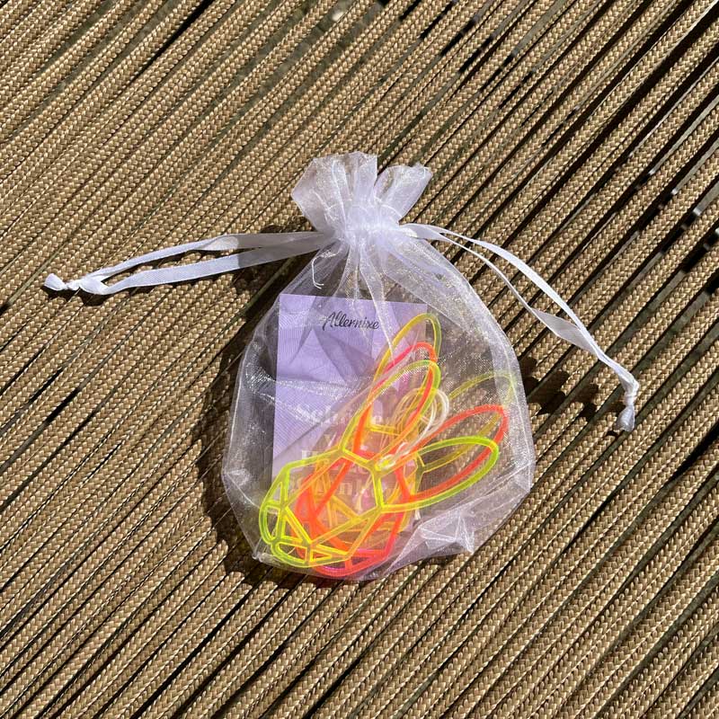 Osterhasen Anhänger-Set - Neon Acryl - Allernixe – Bild 7