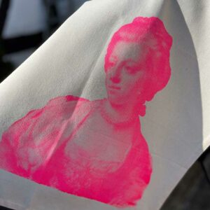 Caroline Mathilde - Geschirrtuch Baumwolle - Neonpink - Allernixe