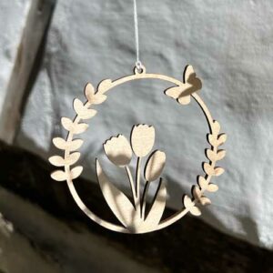 Osterkranz - Oster Holz-Anhänger - Allernixe