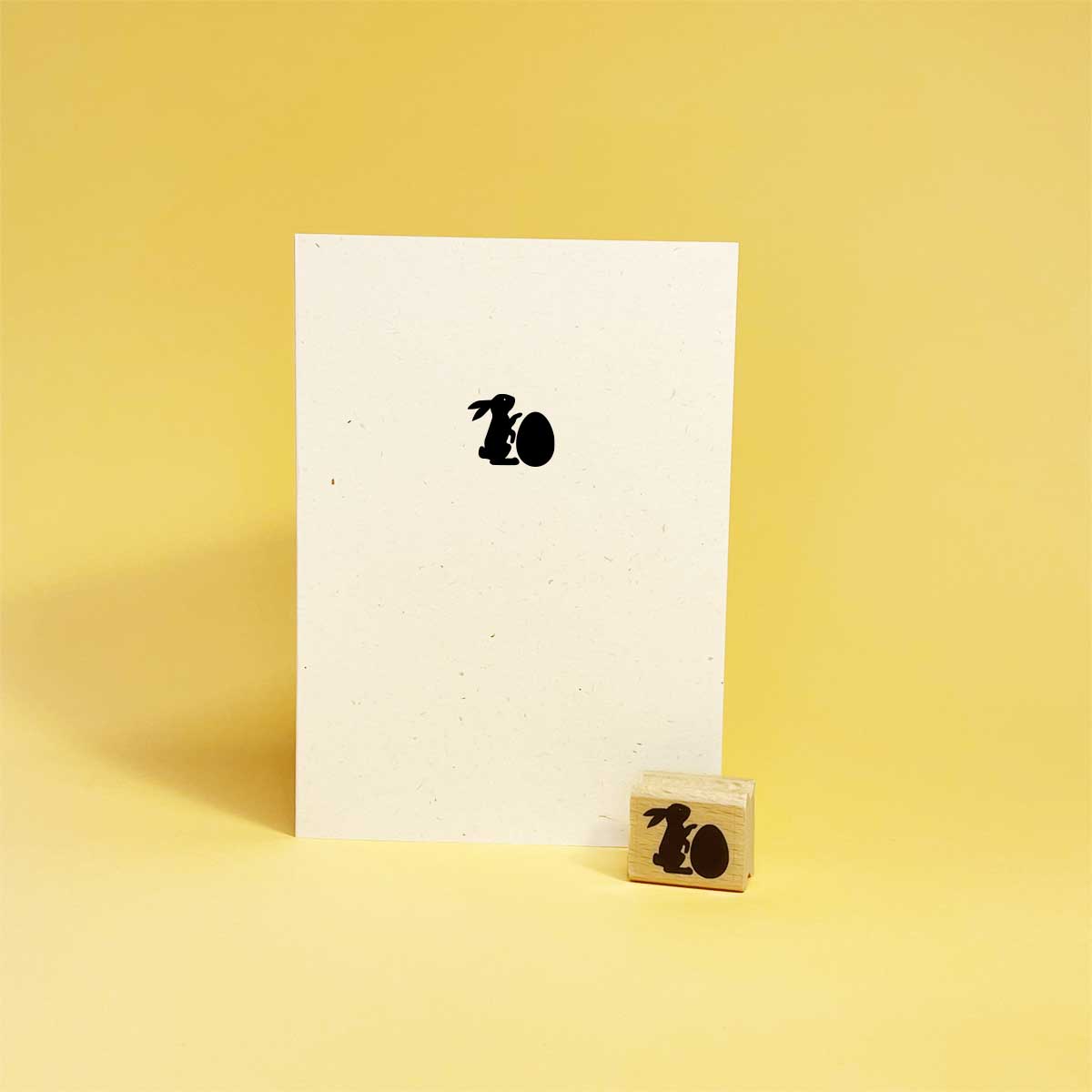 Hase mit Osterei - Stempel - Allernixe