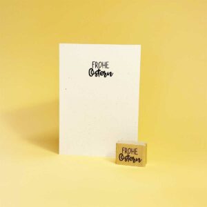 FROHE OSTERN - Typo Stempel 2 - Allernixe