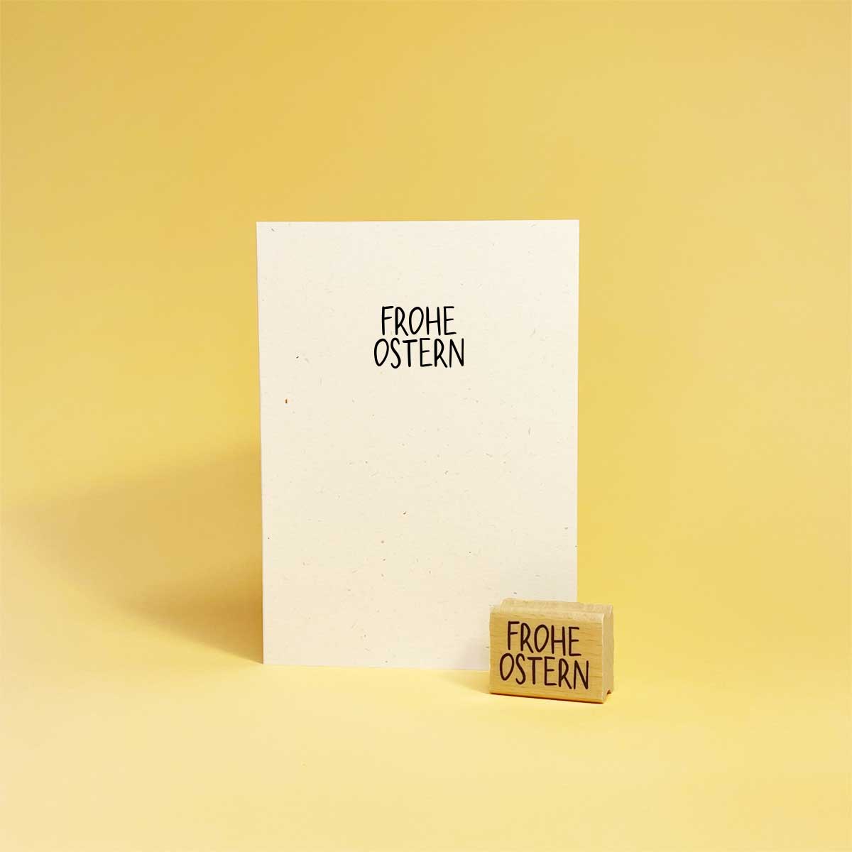 FROHE OSTERN - Typo Stempel M - Allernixe