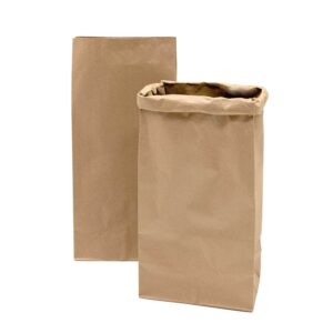 Blockbodenbeutel M Braun 2 Stück - PAPER POETRY - Rico Design