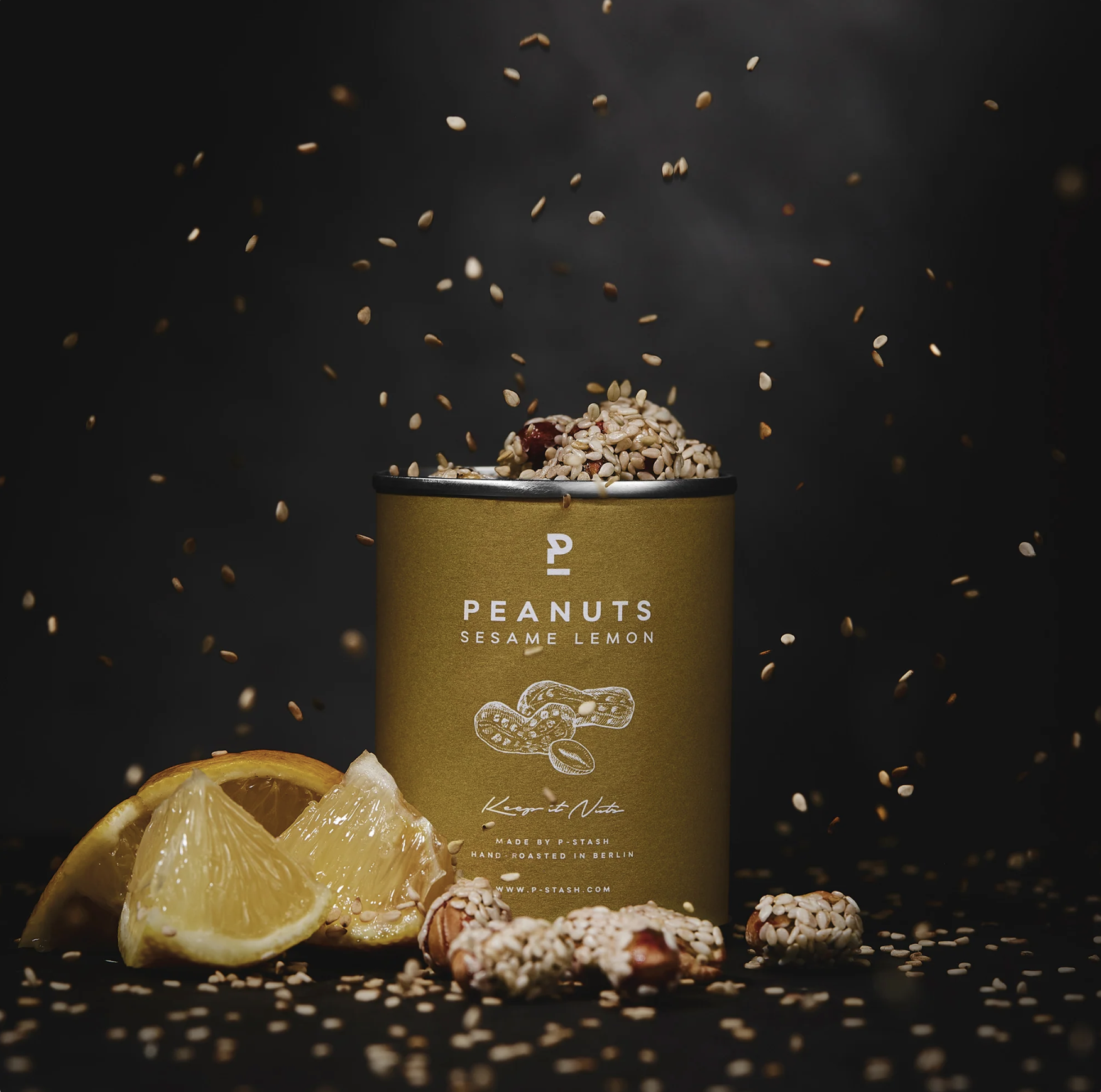 Erdnuss - Sesam Zitrone - 60g - P-Stash