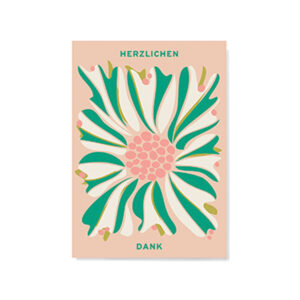 Herzlichen Dank - Postkarte - nobis design