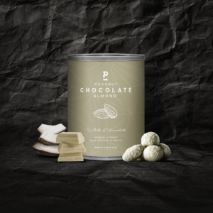 Mandel - Weisse Schokolade mit Kokosflocken - 60g - P-Stash