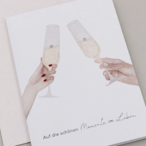 Prost - Grußkarte - Eulenschnitt